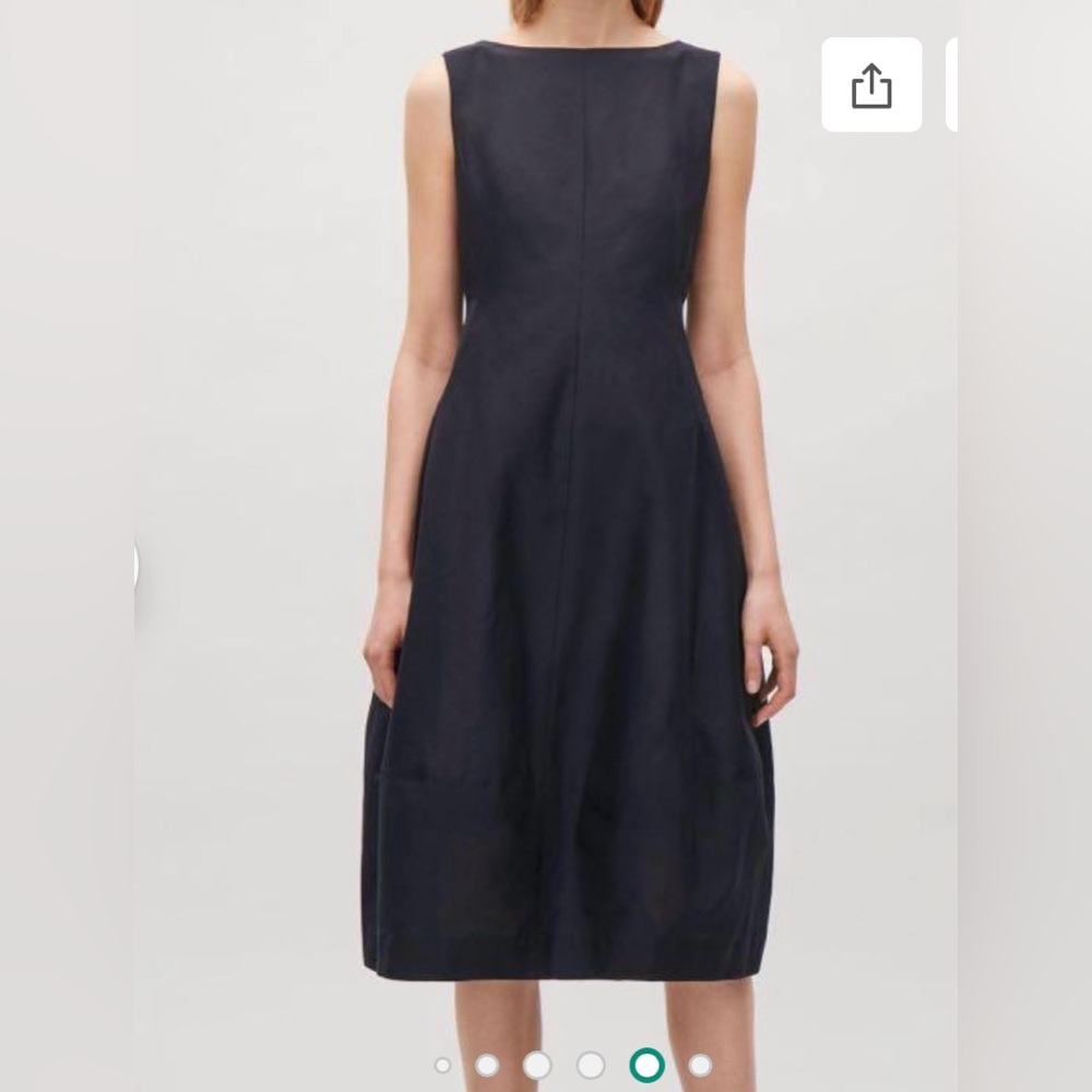 COS Navy Sleeveless Dress